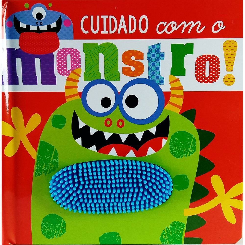 Livro - Cuidado com o Monstro - Livro Sensorial