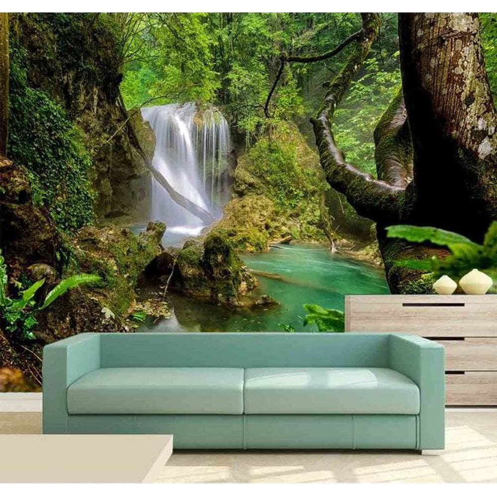 Painel Fotográfico Cachoeira 3D 2M² na 036