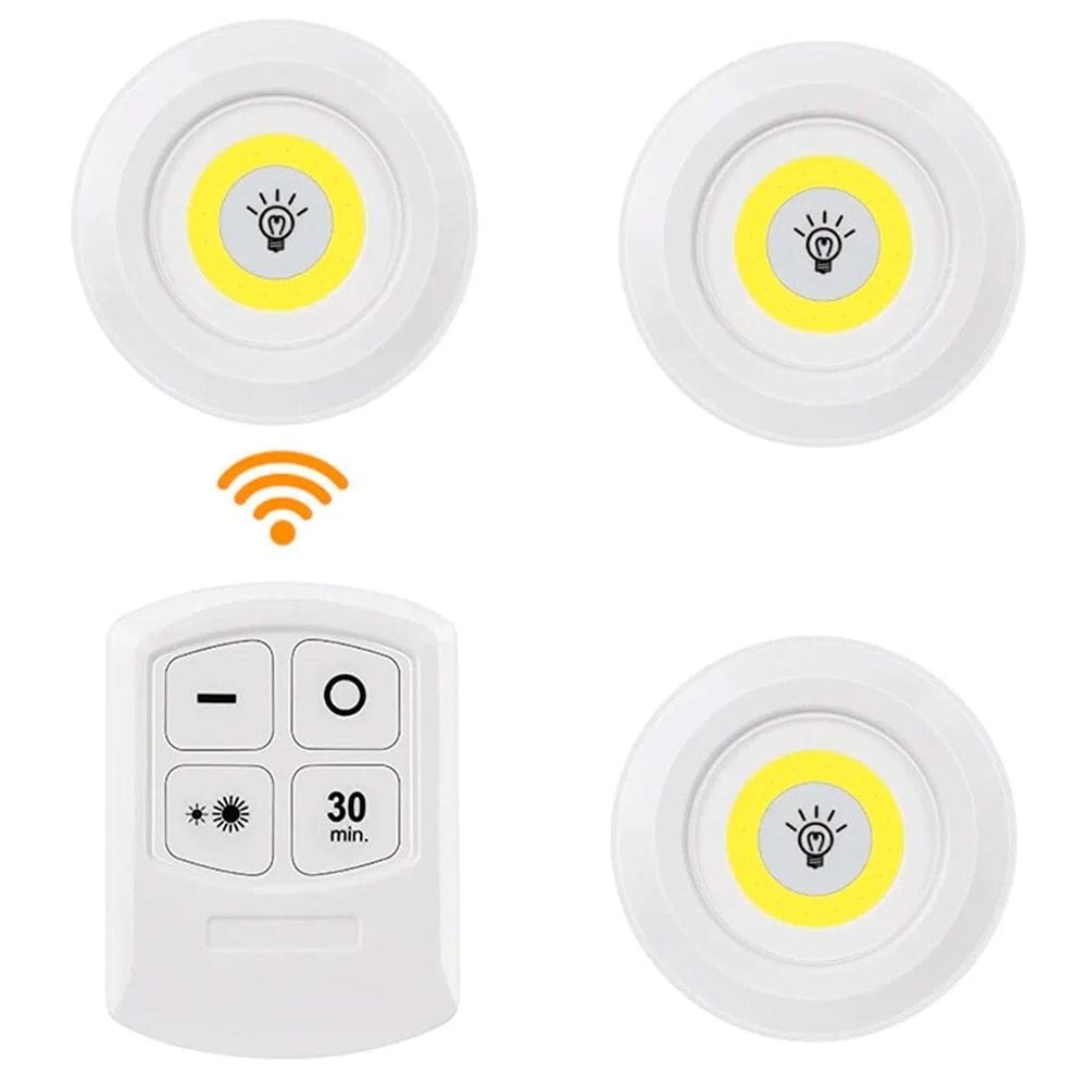 Lâmpadas Led Luminária Sem Fio Spot Led Portátil Controle