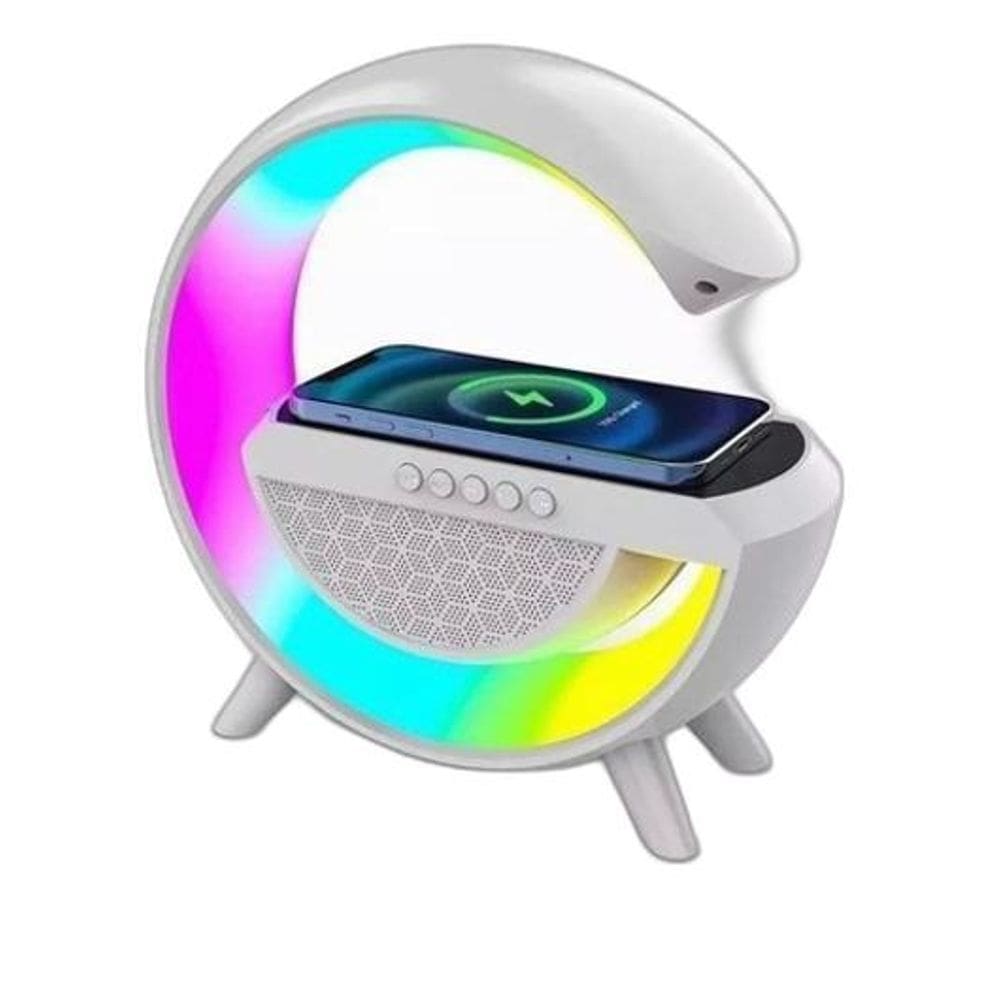 Luminária Bluetooth G Speaker Rgb Indução