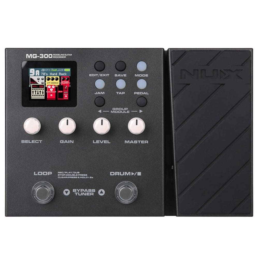 Pré-efeitos do pedal multiefeitos NUX MG-300 TSAC-HD