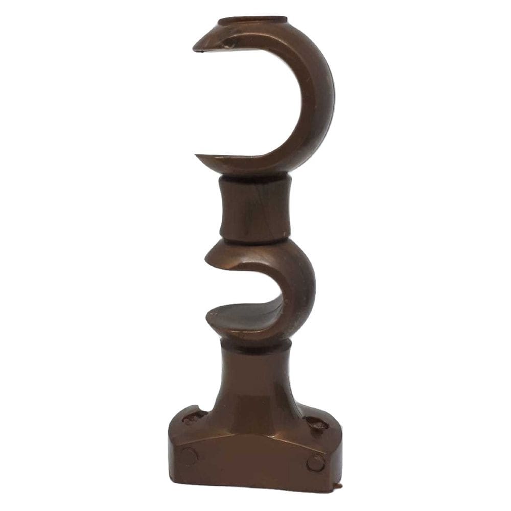 2 Suporte Cortina Duplo Varão 1928Mm Ouro Velho Pvc