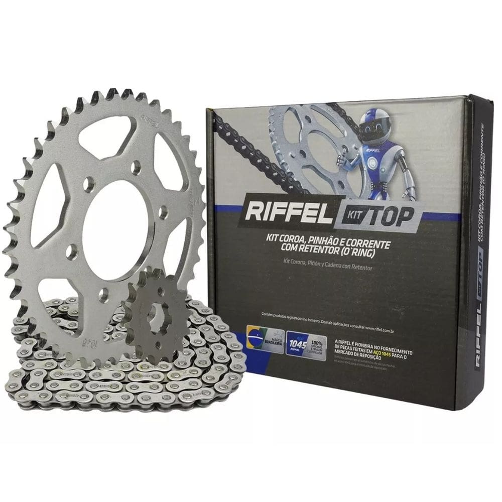 Kit Relação Transmissão Mt03 R3 C Retentor Riffel
