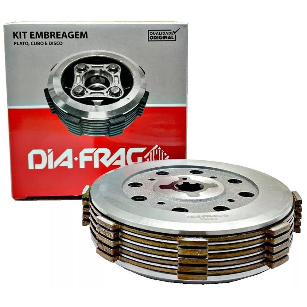 Kit Embreagem Ybr 125 2000 2001 2002 2003 Diafrag XTZ 125