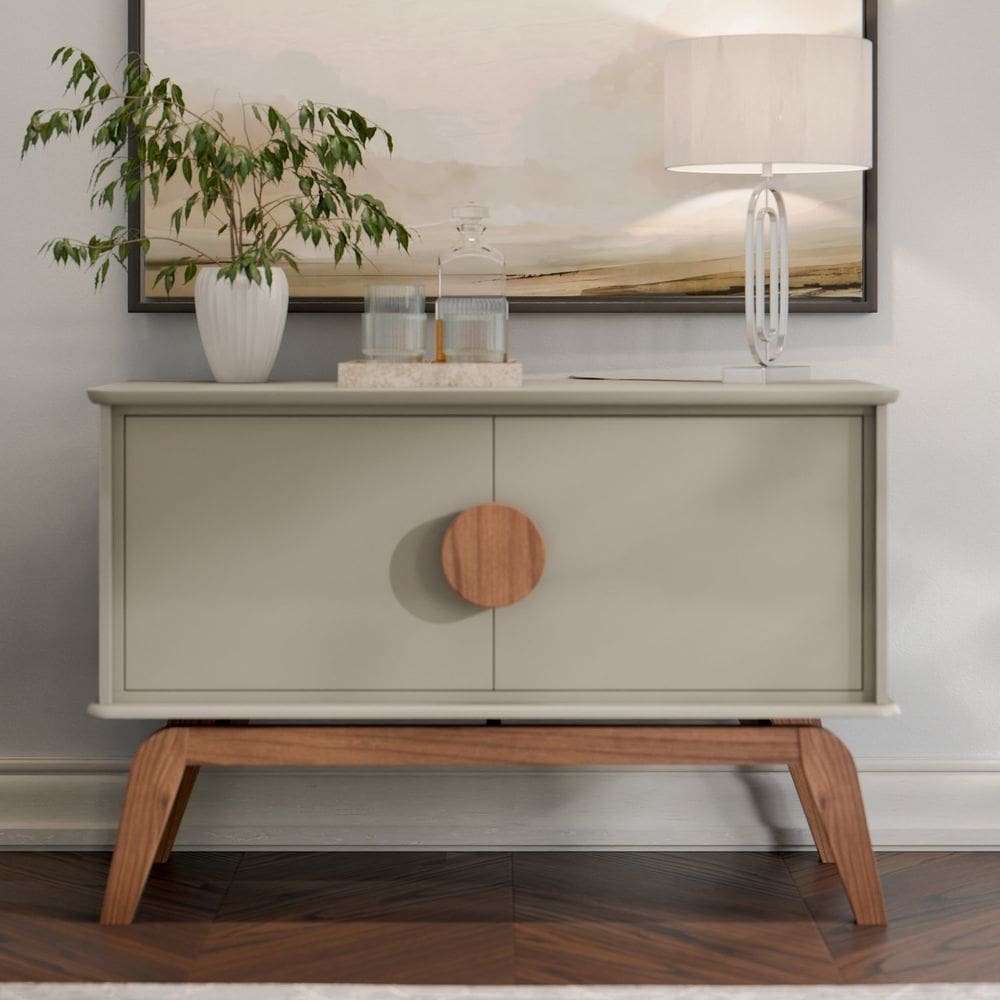 Buffet Aparador Paris 2 Portas 110cm Gianduia/Marrom