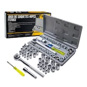 Jogo Soquetes Sextavado Faster C/ Catraca 40 Pçs C/ Estojo - Fasterr