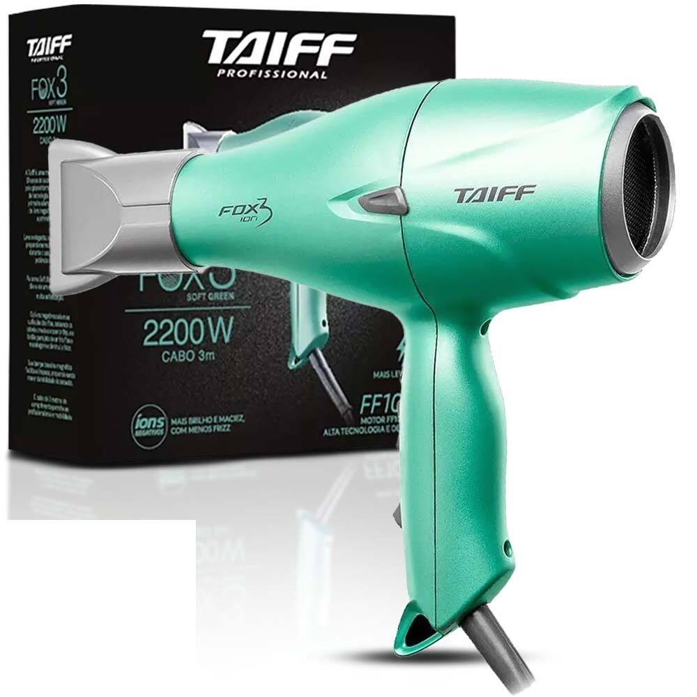 Secador De Cabelo Fox 3 2200W Soft Green Taiff
