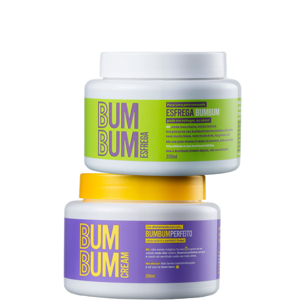 Kit Bumbum Cream Creme Esfoliante Duo (2 Produtos)