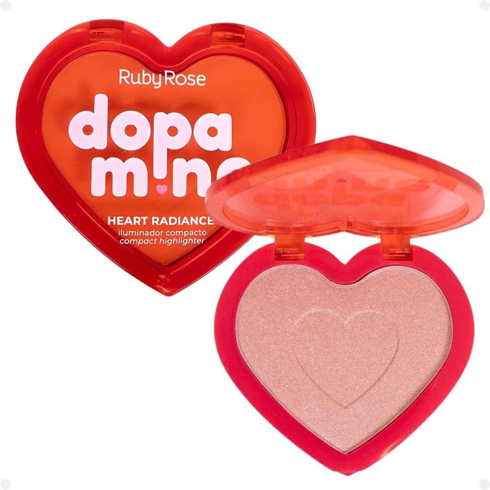 Iluminador Ruby Rose Dopamine Heart Radiance Moonlight Dust Hb-f1603-2