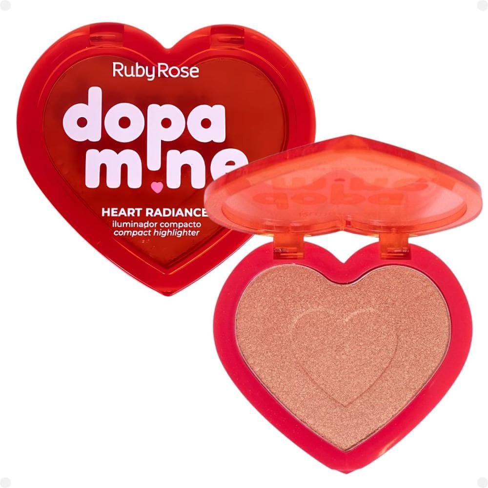 Iluminador Ruby Rose Dopamine Heart Radiance Beloved Glow Hb-f1603-4