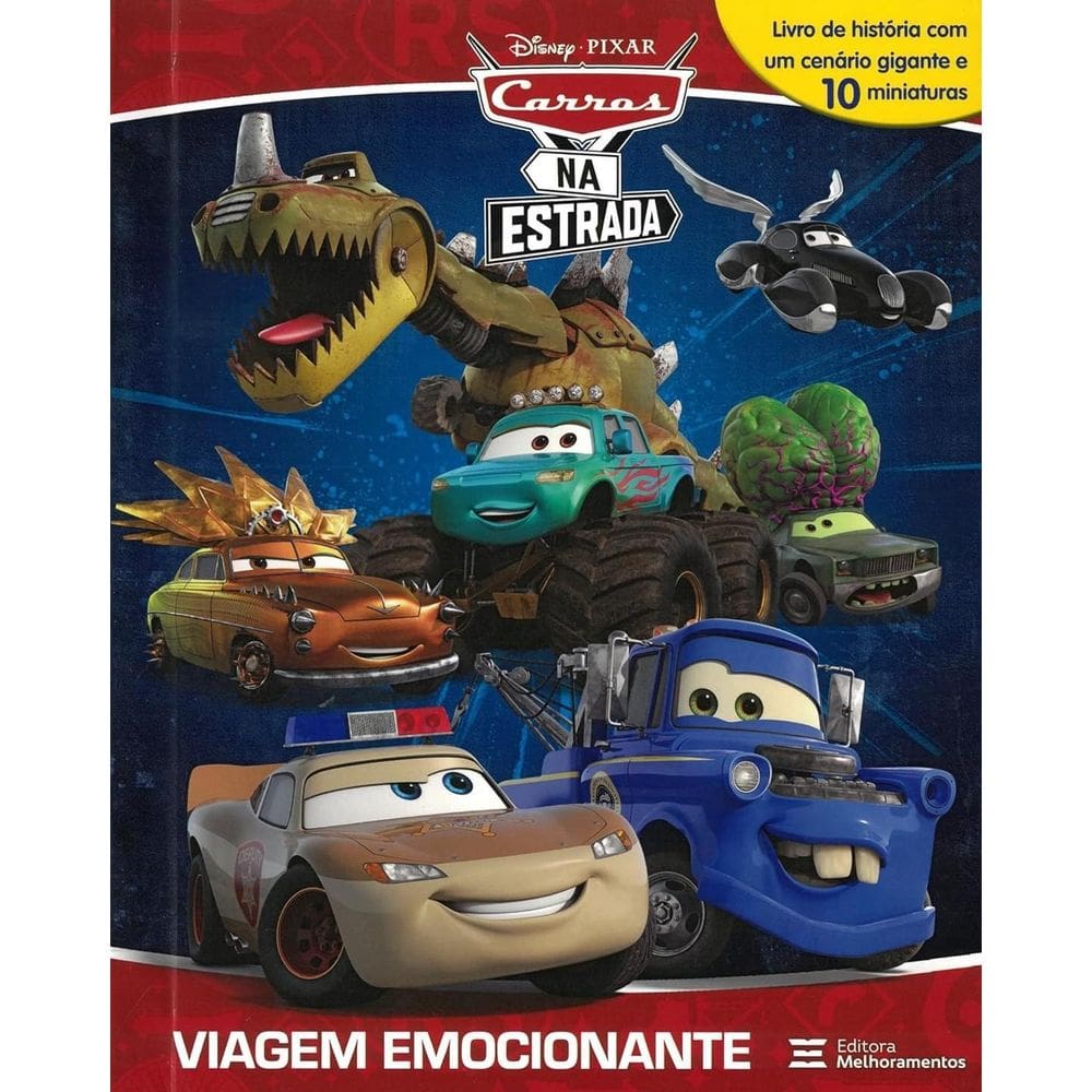 Caixa Com Miniaturas - Disney Pixar - Carros Na Estrada
