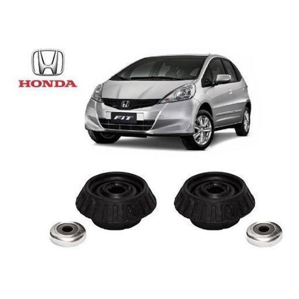 2 Coxim Rolamento Suspensão Dianteira Honda New Fit 2009 2010 2011 2012 2013