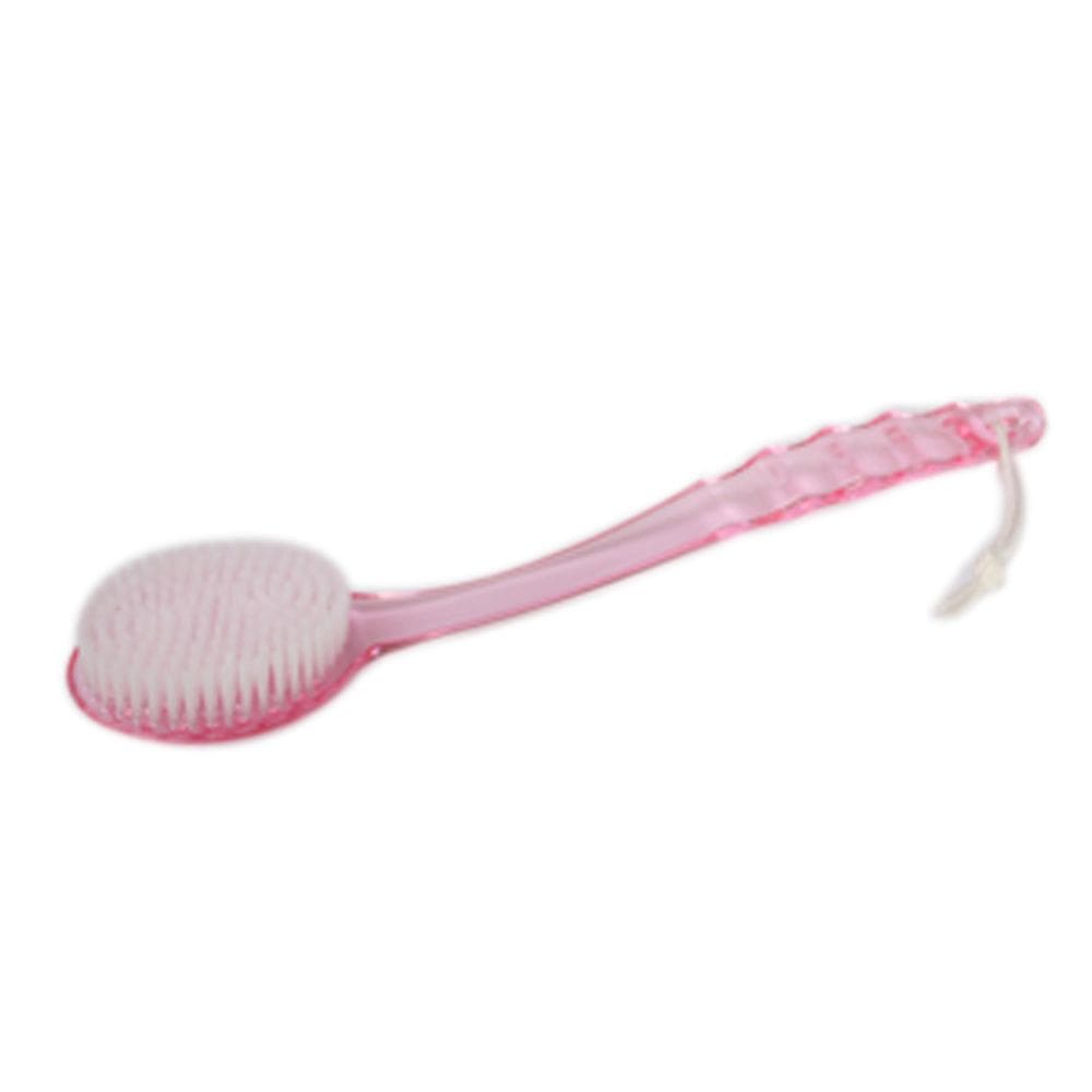 Escova Para Costas Rosa Transparente