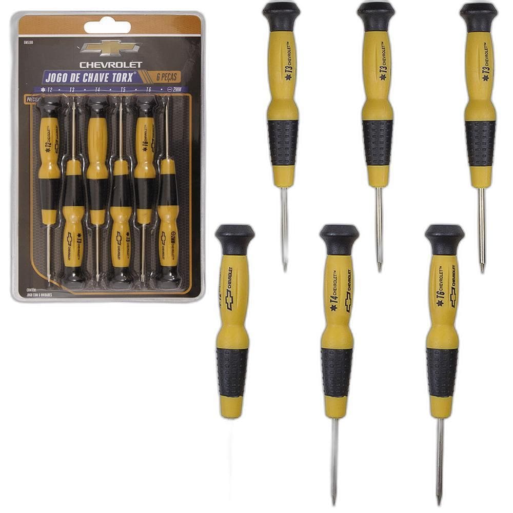 Chaves Precisão 6 Peças Torx e Fenda Moto G G4 G8