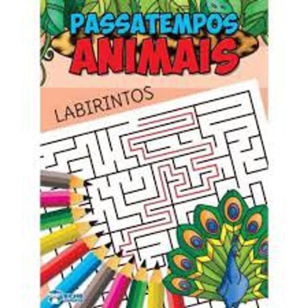 Livro Passatempos Animais - Labirintos