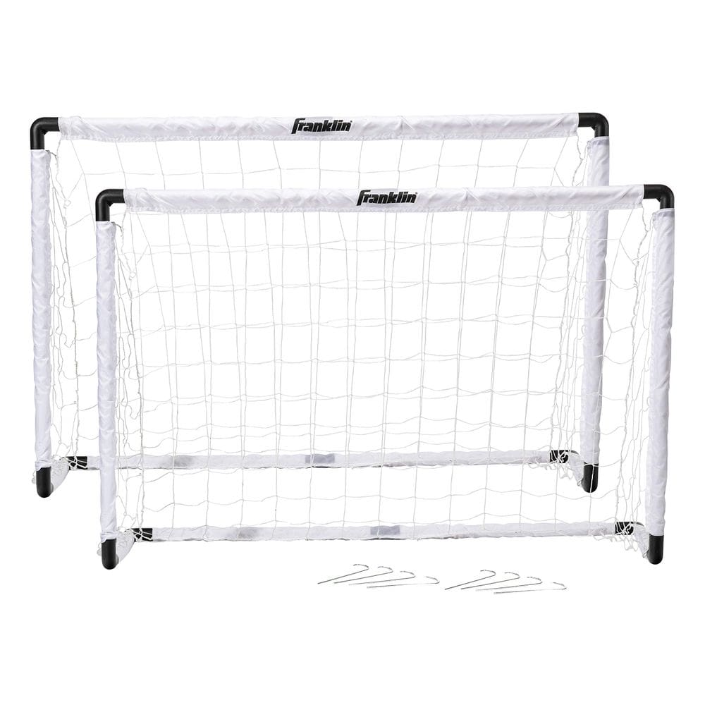 Conjunto de gols de futebol Franklin Sports Kids Portable 54x36cm preto