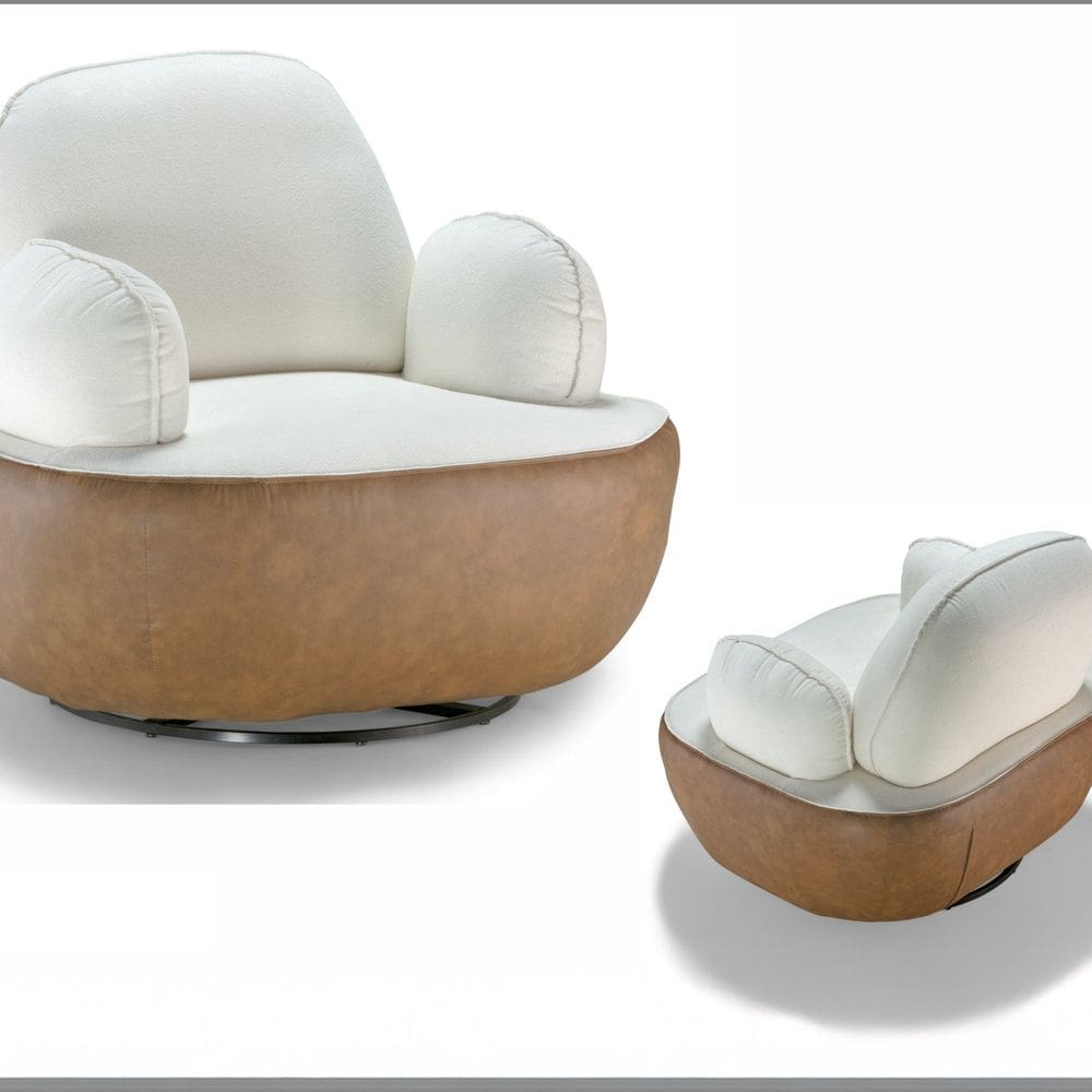 Poltrona Vênus Tec. 502/505 para Quarto Branco