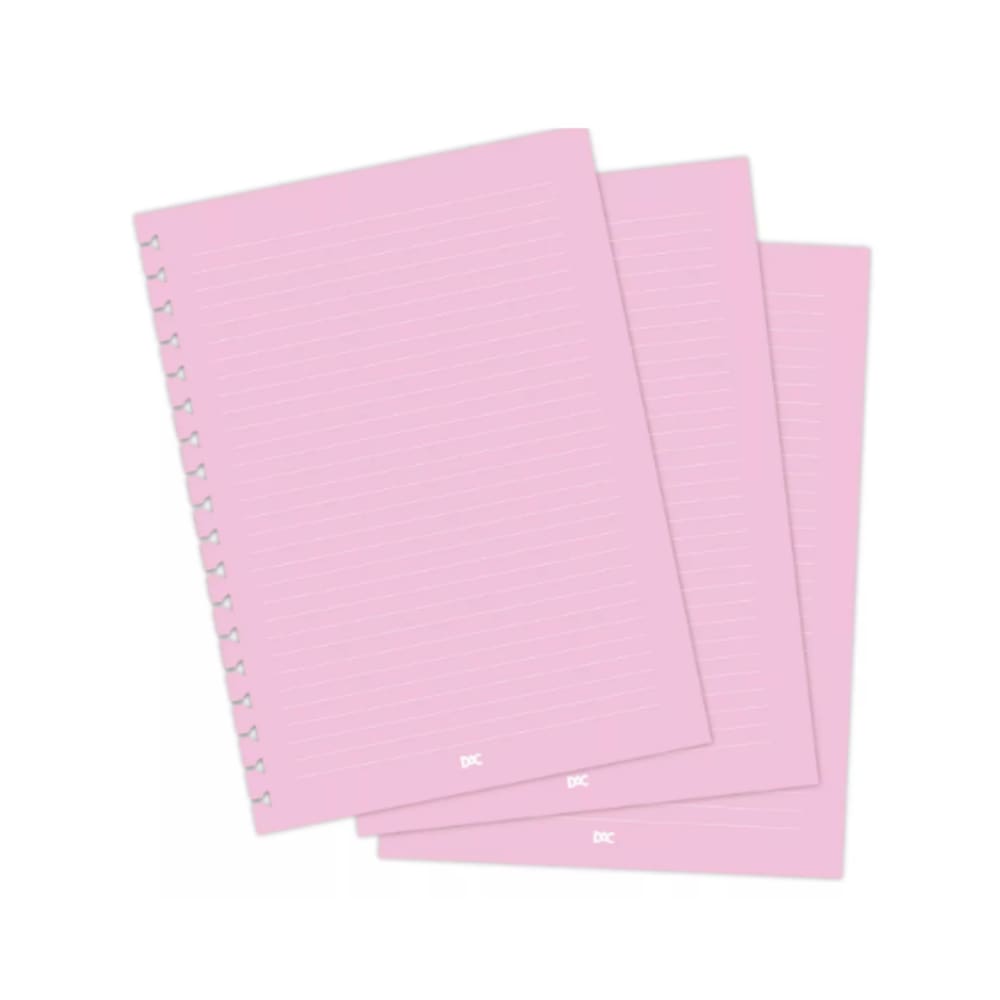 Refil Caderno Smart Universitário c/ 48 Folhas DAC - Rosa
