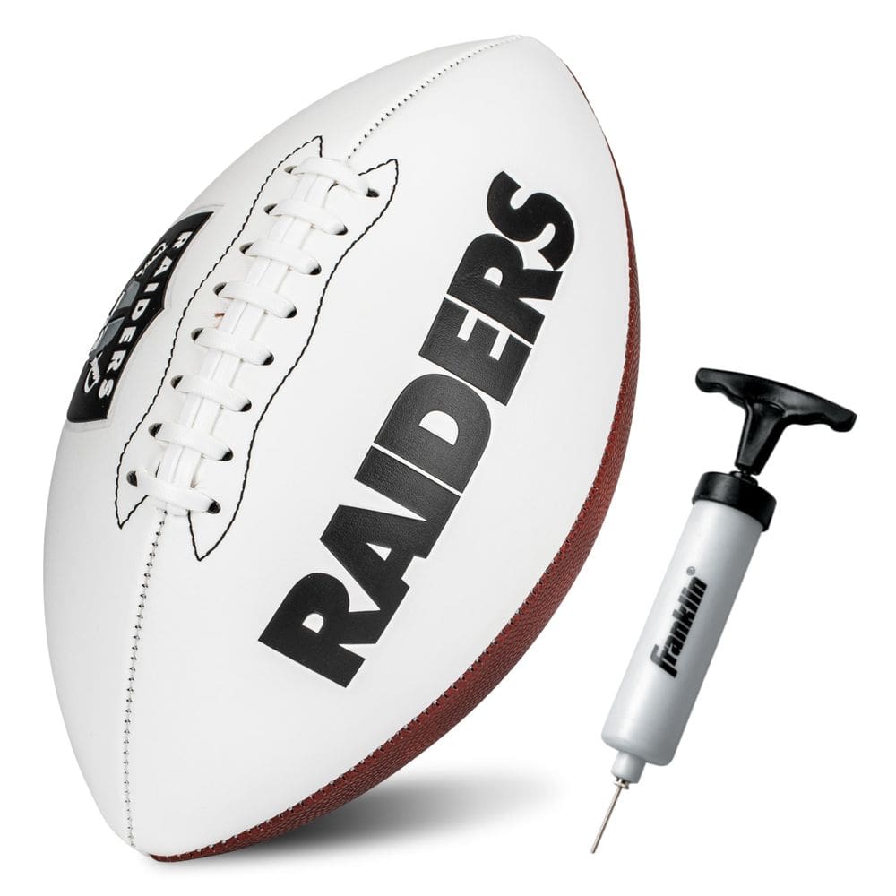 Futebol Franklin Sports Las Vegas Raiders Autógrafo NFL