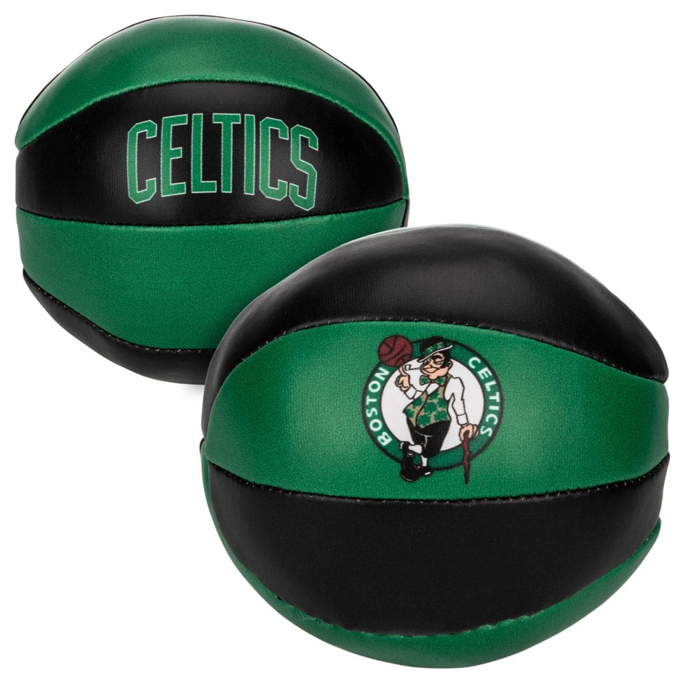 Bolas de basquete de brinquedo Franklin Sports NBA Boston Celtics 4", pacote com 2