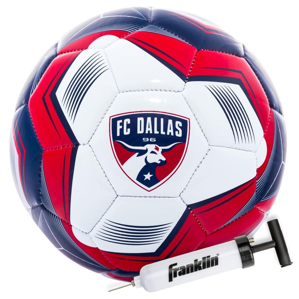 Bola de futebol Franklin Sports MLS FC Dallas Tamanho oficial 5