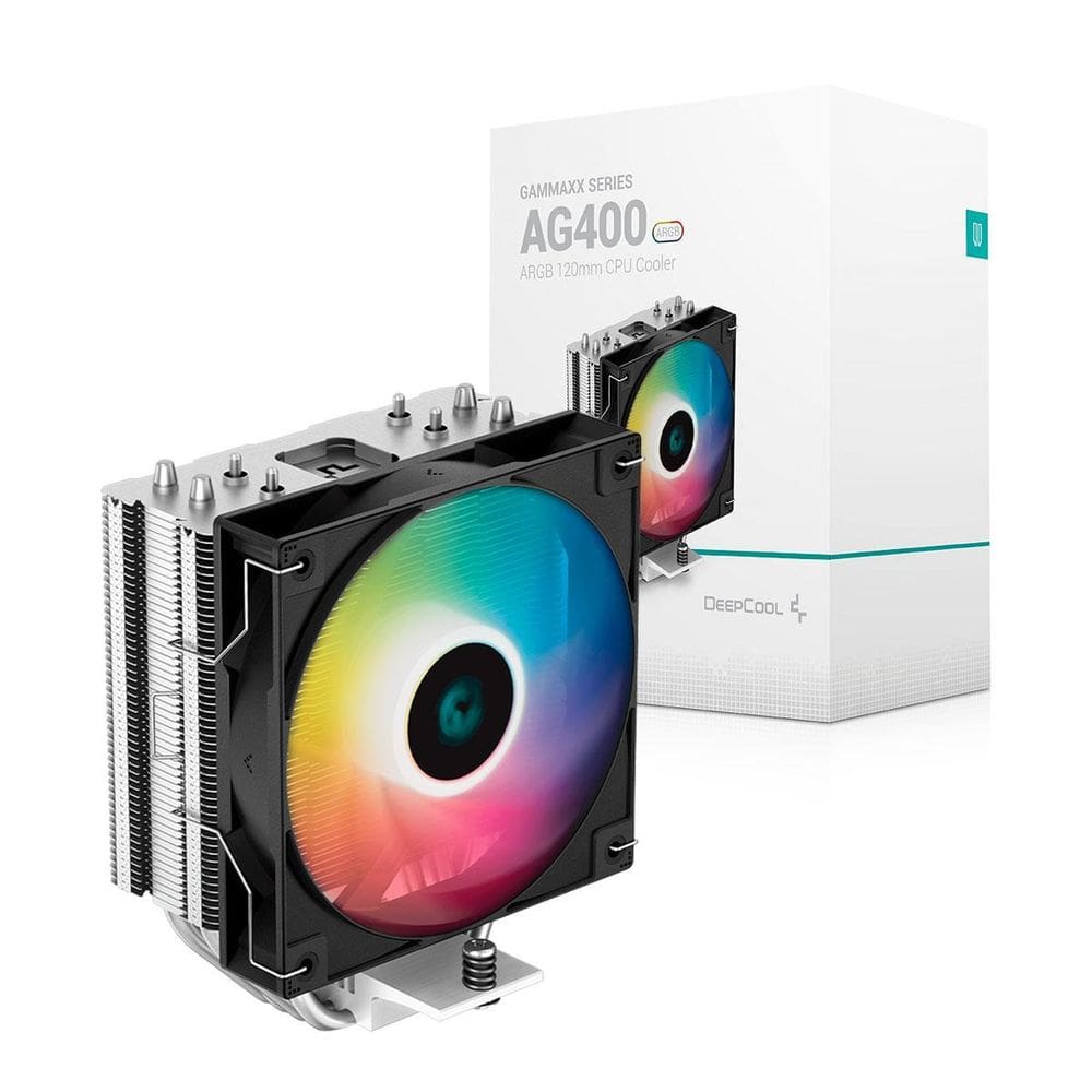 Air Cooler Deepcool Gammaxx Ag400 Argb, 120Mm, Intel/Amd,