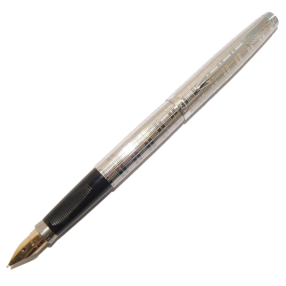 Caneta Tinteiro Parker 75 Príncipe De Gales Ouro 14K F Nos