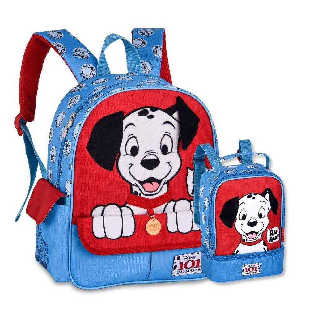 Mochila 101 Dalmatas Bolsa E Lancheira Escolar Infantil