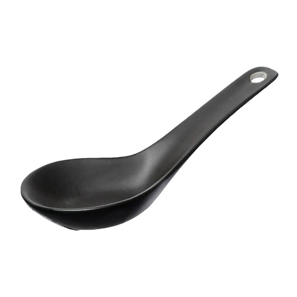 Colher Finger Food Manhattan 14cm Preta PCLN199PT - Hauskraft
