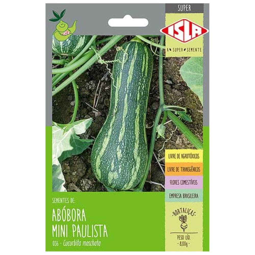 Sementes de Abobora Mini Paulista Super ISLA