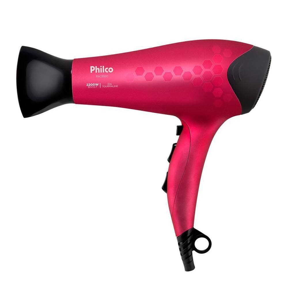 Secador De Cabelos Philco 2200W Psc2350 Bivolt