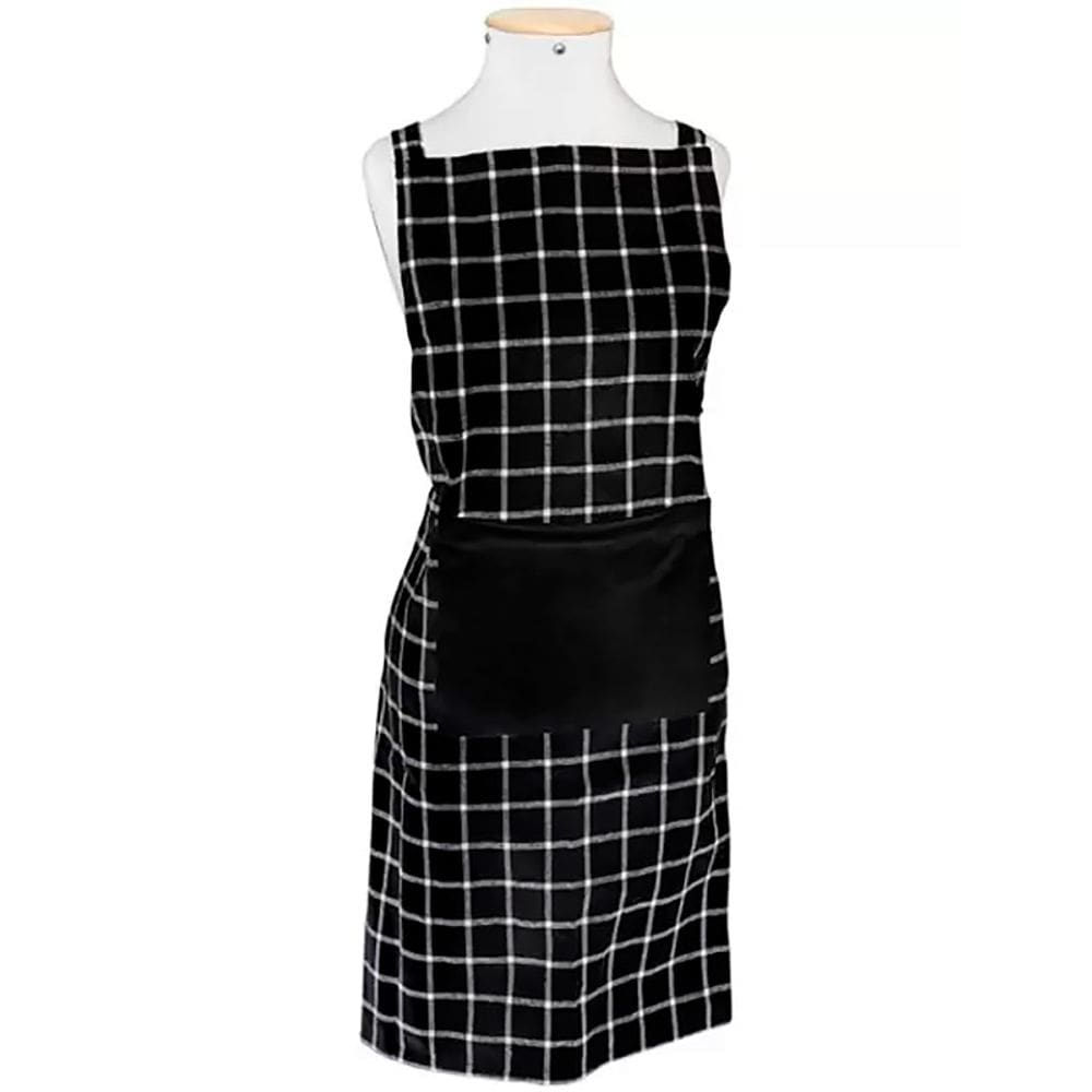Avental de Cozinha Chess Preto e Branco TCDO001PT - Hauskraft