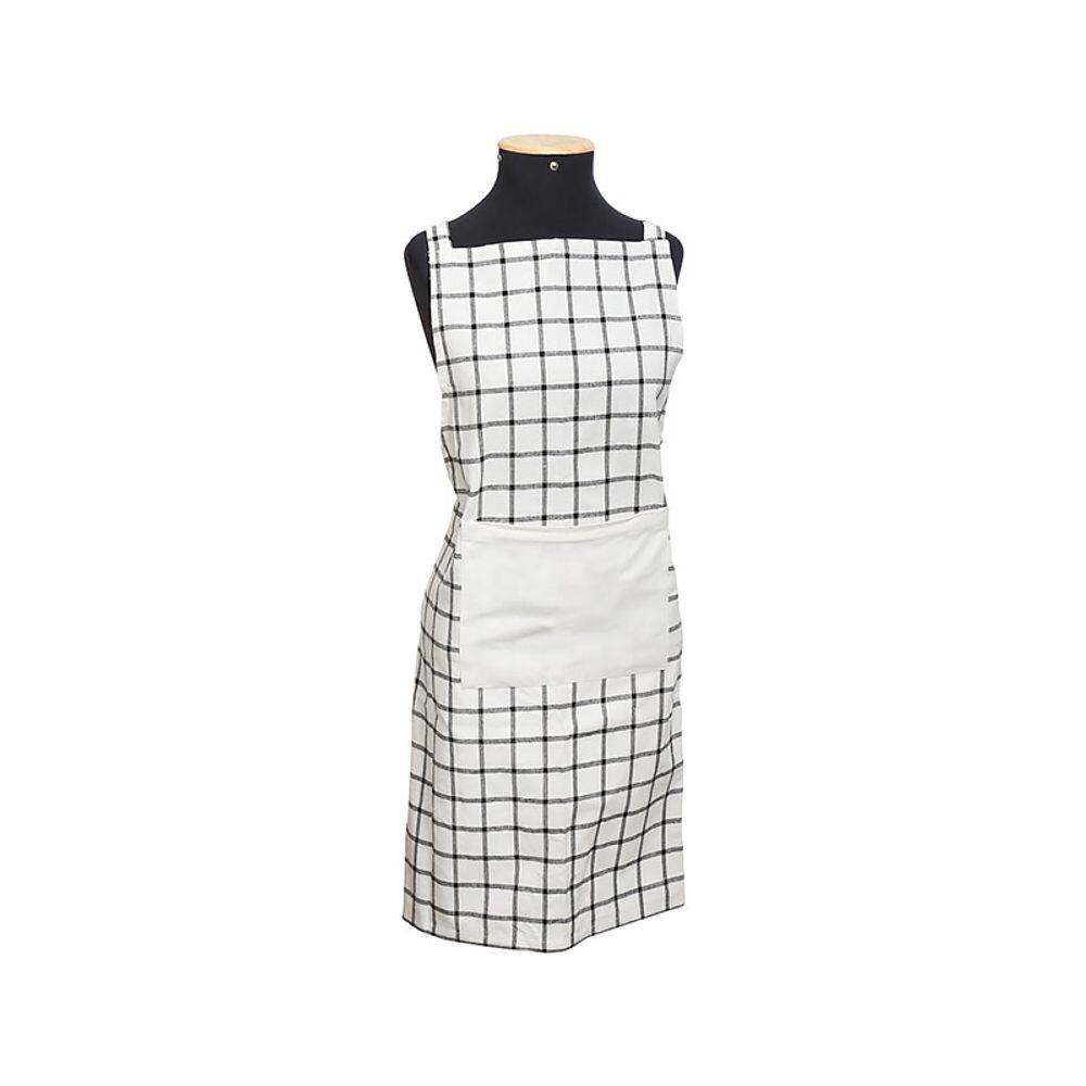Avental de Cozinha Chess Branco e Preto TCDO001BR - Hauskraft