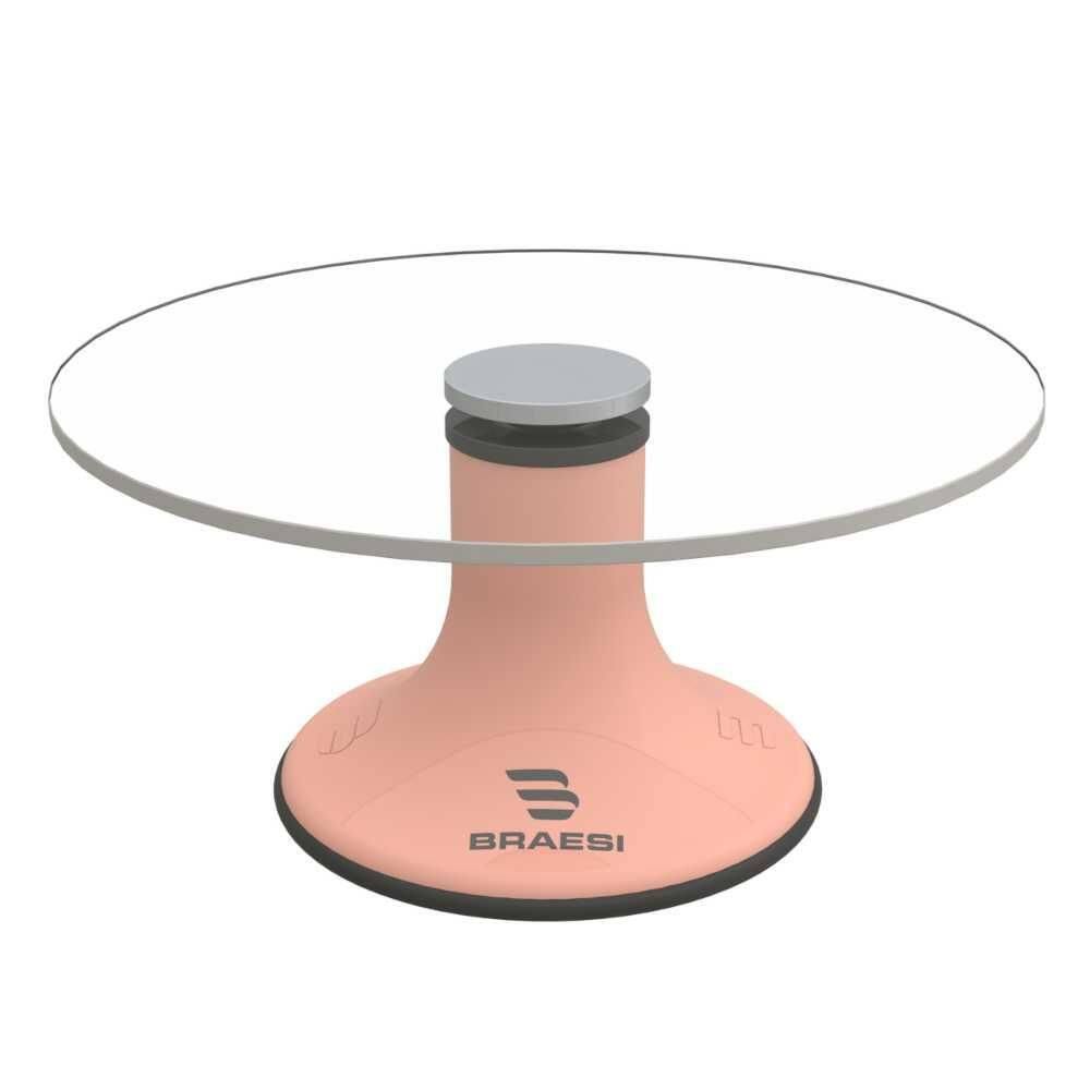Bailarina Giratória Profissional Rosa Para Bolos BLB-300 - Braesi