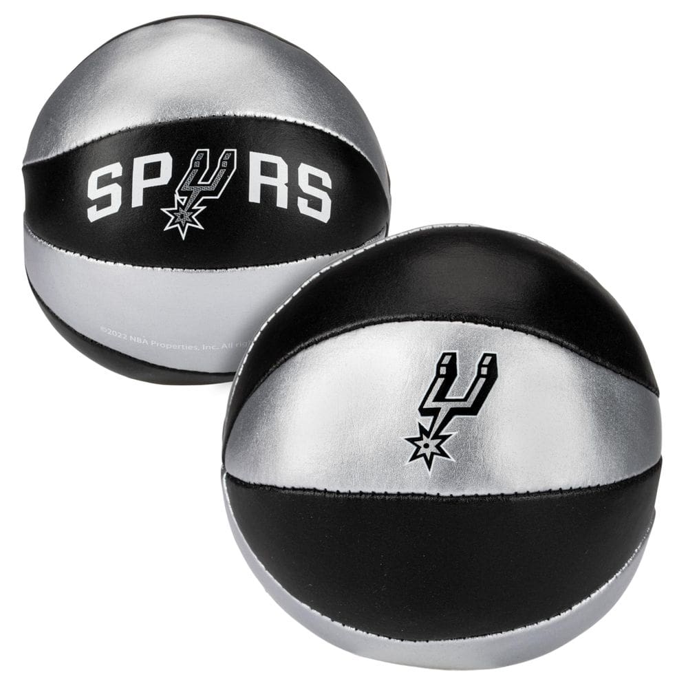 Bolas de basquete de brinquedo Franklin Sports NBA San Antonio Spurs, pacote com 2