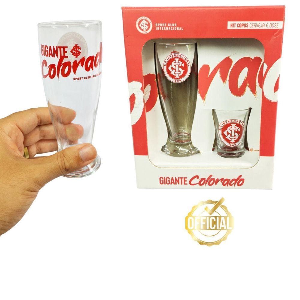 Kit Copo Tulipa Munich 200Ml + Copo Shot Dose 60Ml Pinga