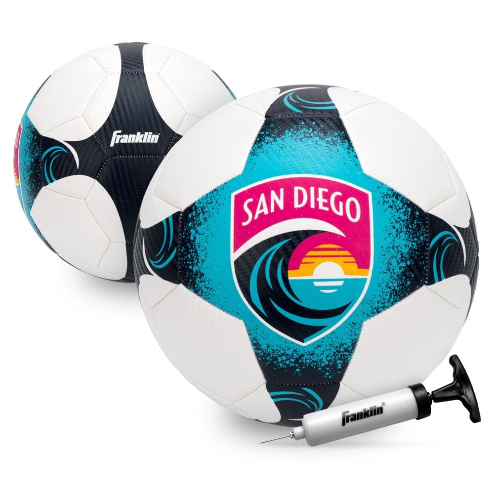 Bola de futebol Franklin Sports NWSL San Diego Wave Size 5