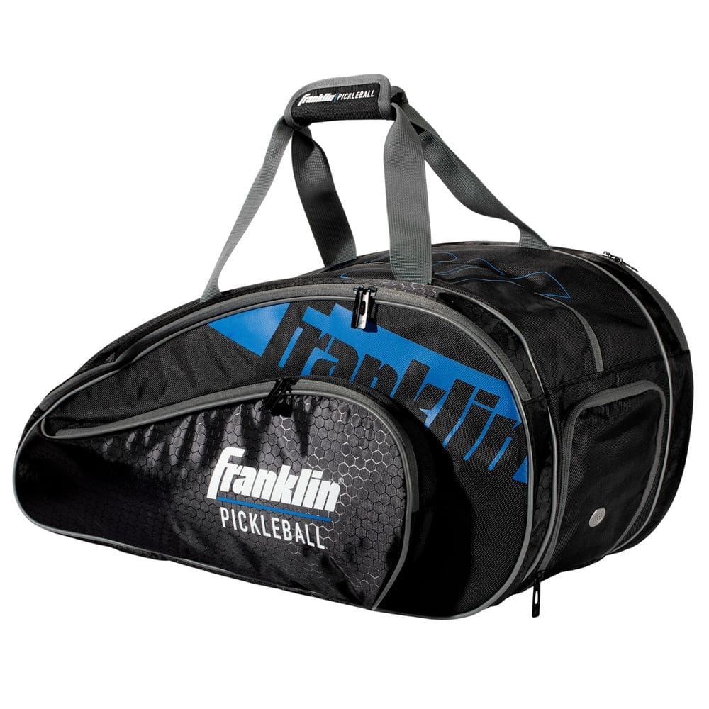 Bolsa de remo Pickleball Franklin Sports Pro Series preta/azul