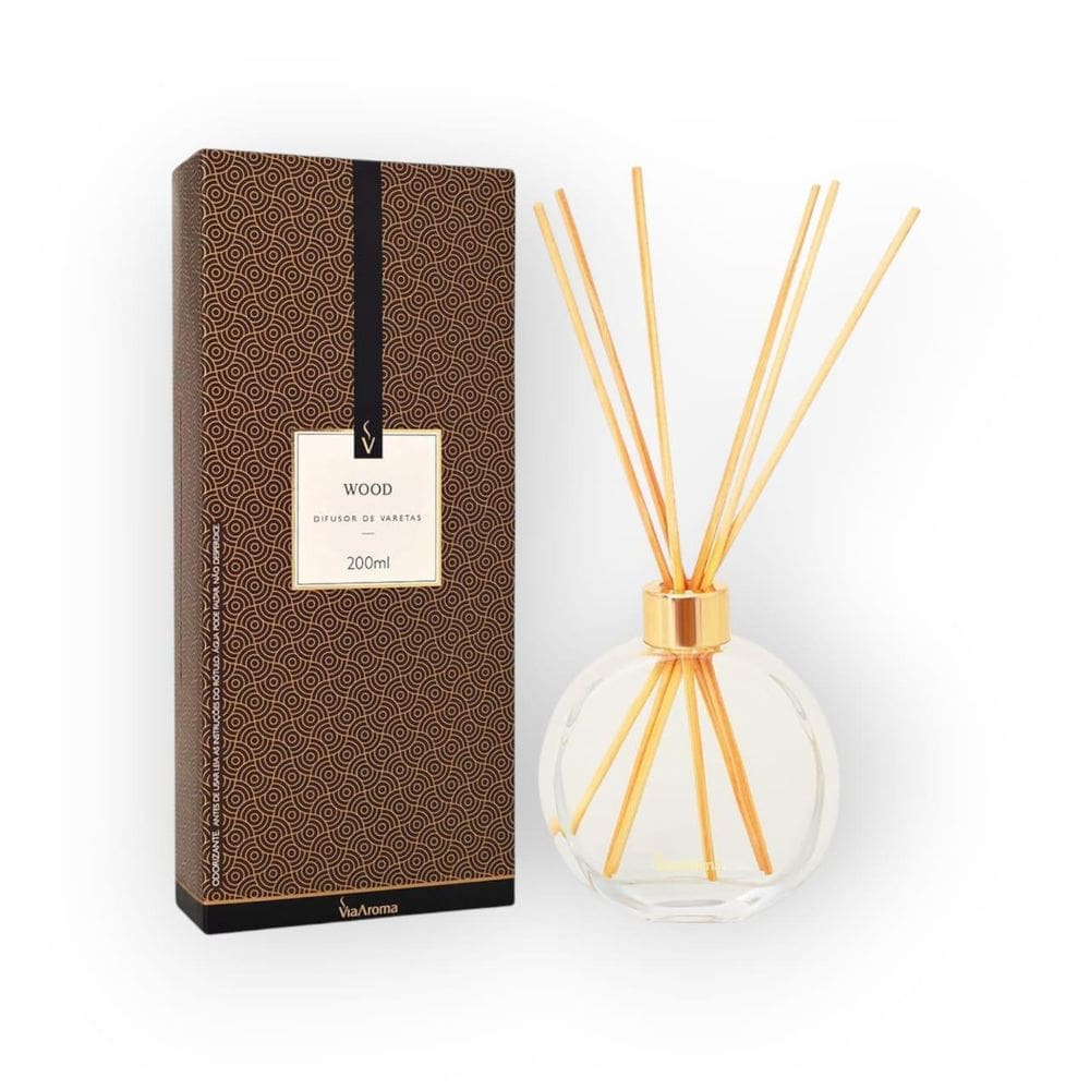 Difusor De Varetas Wood Via Aroma 200Ml