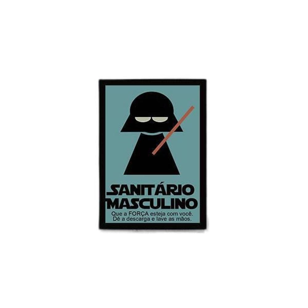 Quadro Sanitário Masculino 24X18Cm