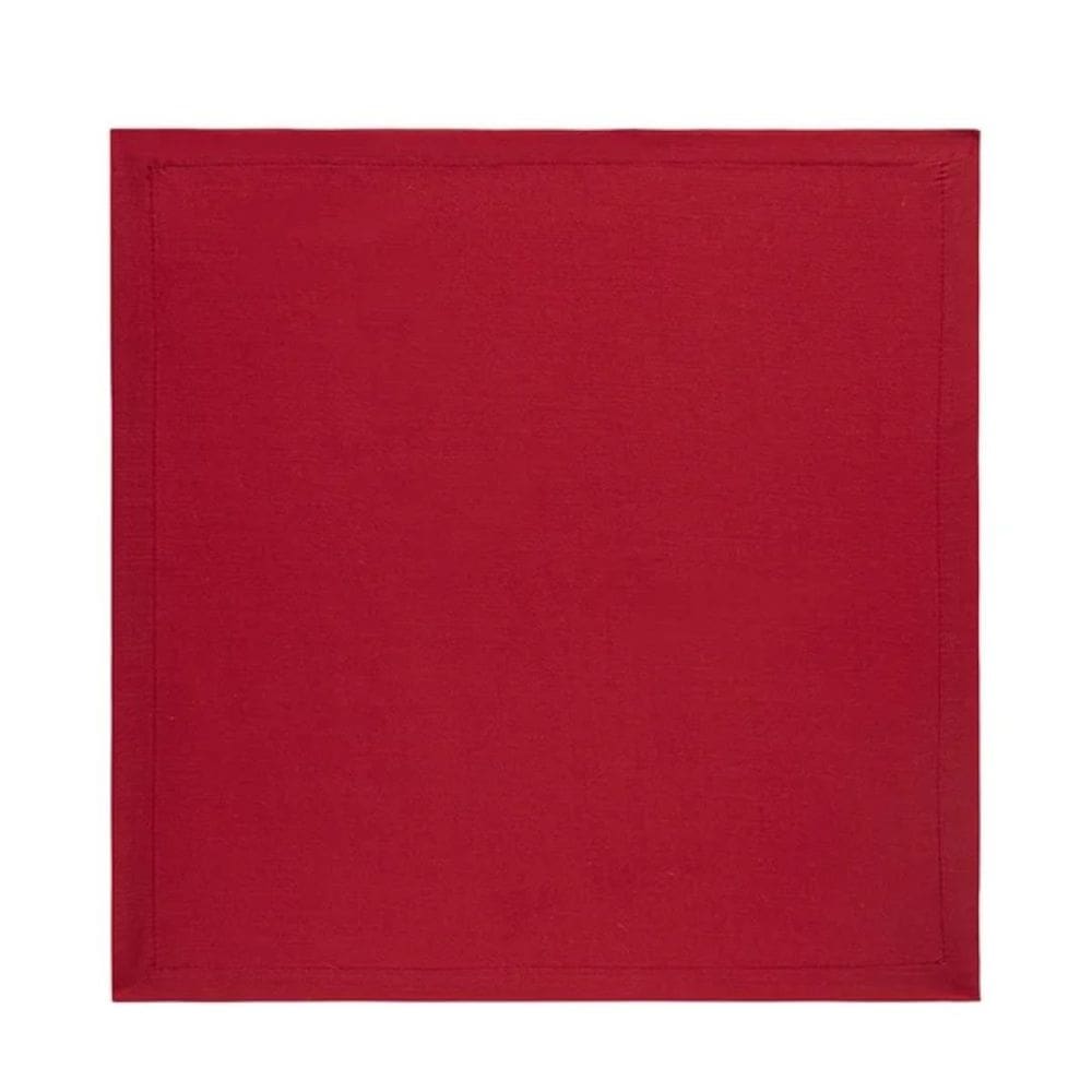 Guardanapo Cannes Floresta Avulso 42,5X42,5cm Vermelho 1 pç 310859 - Copa e Cia