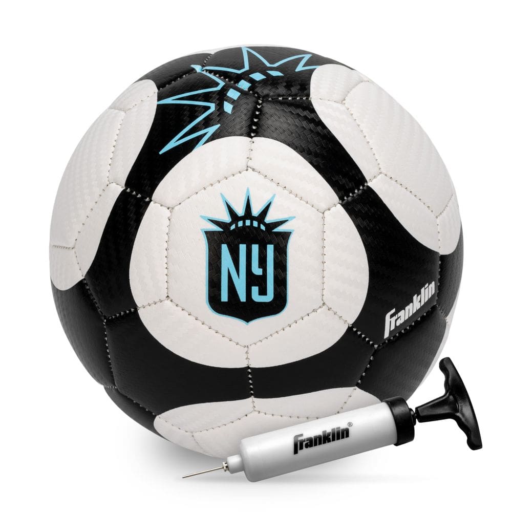 Bola de futebol Franklin Sports NWSL NJ/NY Gotham Mini tamanho 1