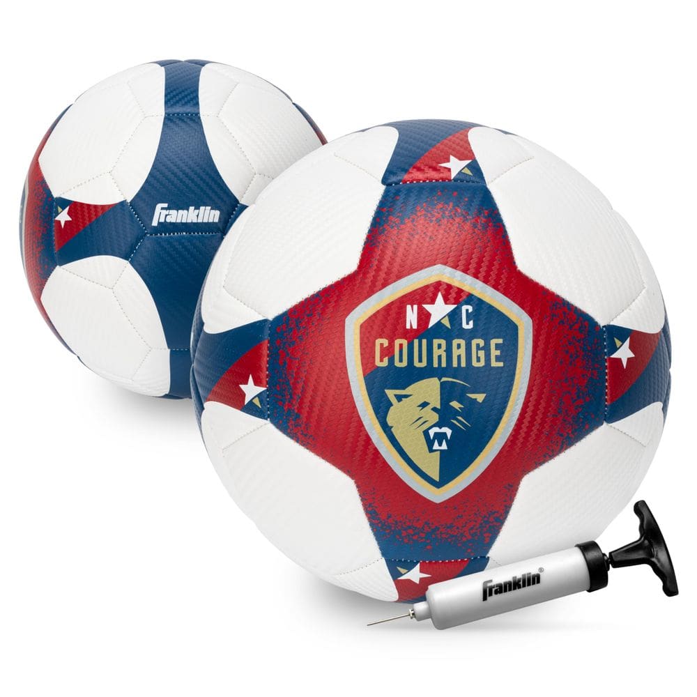 Bola de futebol Franklin Sports North Carolina Courage tamanho 5