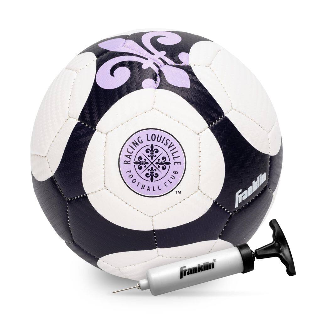 Bola de futebol Franklin Sports NWSL Racing Louisville Kids
