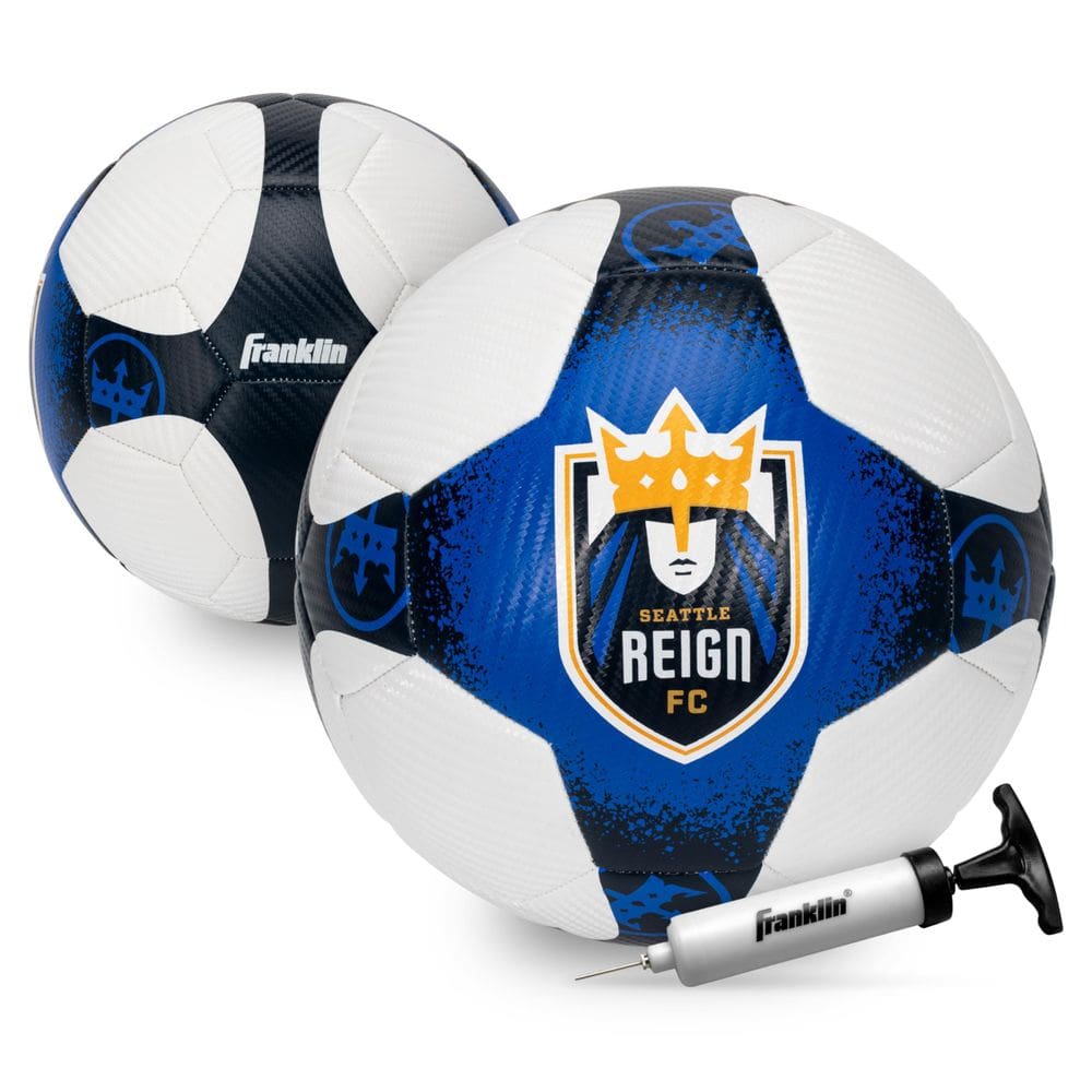 Bola de futebol Franklin Sports Seattle Reign NWSL Tamanho 5