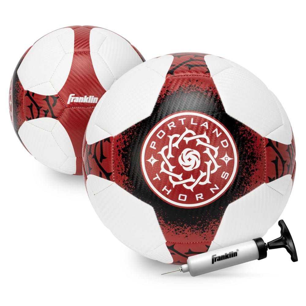Bola de futebol Franklin Sports NWSL Portland Thorns Tamanho 5