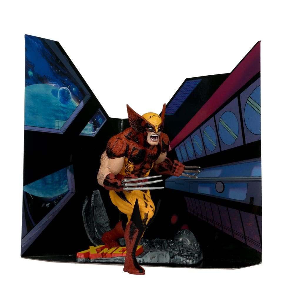 Boneco de ação McFarlane Toys Marvel Wolverine em escala 1:10