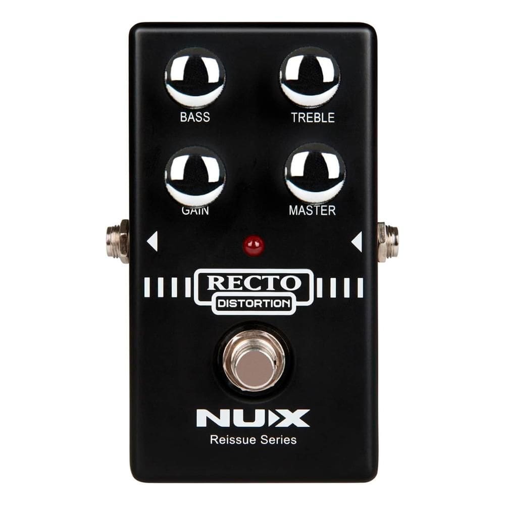 Pedal Distorção e PreAmp NUX Recto Distortion