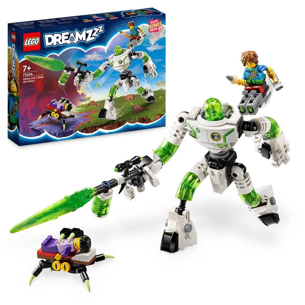 Kit de construção LEGO DreamZzz Mateo e Robot Z-Blob Kids 7+ Y