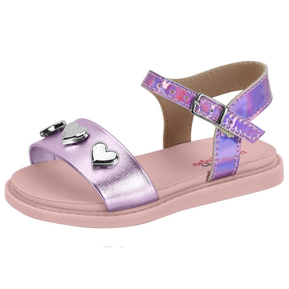 Sandalia Molekinha Metalizada Conforto 2714.208